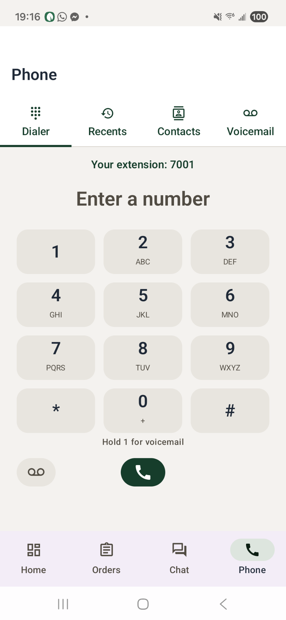 Glide By Blade Android technician app showing a job with photos and clock-in